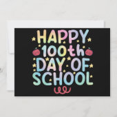 Gefärbte Krawatte zum 100. Schullehrertag Einladung (Vorderseite)