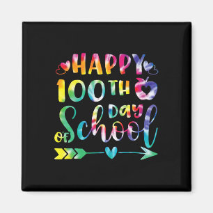 Gefärbte Krawatte zum 100. Schullehrertag Magnet