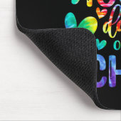 Gefärbte Krawatte zum 100. Schullehrertag Mousepad (Ecke)