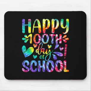Gefärbte Krawatte zum 100. Schullehrertag Mousepad