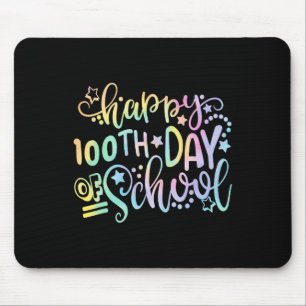 Gefärbte Krawatte zum 100. Schullehrertag Mousepad