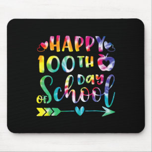 Gefärbte Krawatte zum 100. Schullehrertag Mousepad