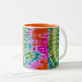 Gefärbte Krawatte Zweifarbige Tasse (VorderseiteRechts)