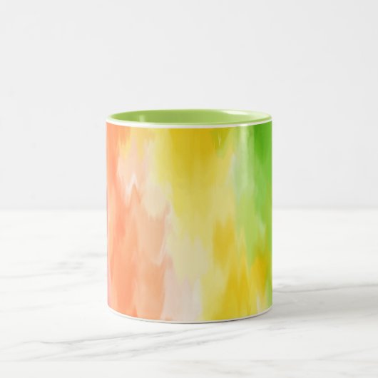 Gefärbte Krawatte Zweifarbige Tasse (Mittel)