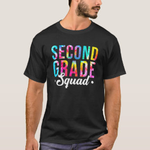 Gefärbte Krawatte Zweite Stufe des Squad Lehrers e T-Shirt