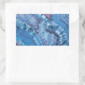 Gefärbte Krawatten von Space Phat-Farben Rechteckiger Aufkleber (Tasche)