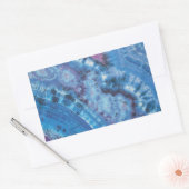 Gefärbte Krawatten von Space Phat-Farben Rechteckiger Aufkleber (Umschlag)