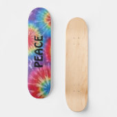 Gefärbte KrawatteSkateboard Skateboard (Vorderseite)
