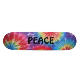 Gefärbte KrawatteSkateboard Skateboard