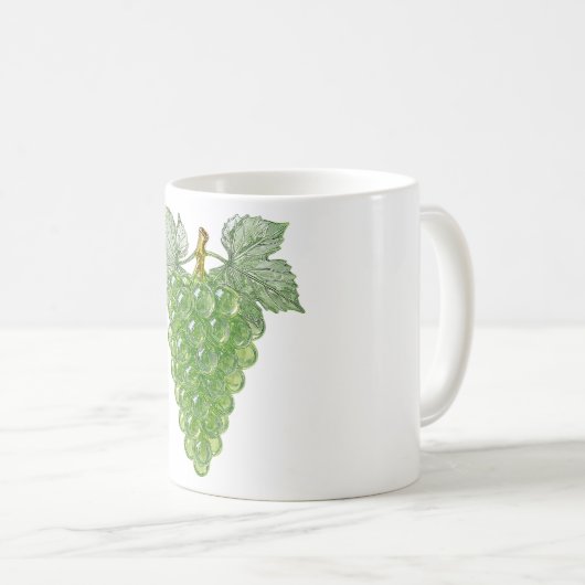 Gefärbter Glasbaum Kaffeetasse (VorderseiteRechts)