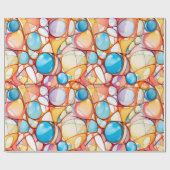 Gefärbtes abstraktes Verpackungspapier Geschenkpapier (Flach)