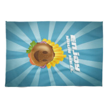 Gefärbtes Burger-Motiv-Streichholz