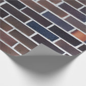 gefärbtes Ziegelpapier Geschenkpapier (Ecke)