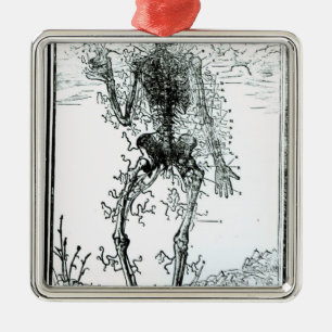 Gefäßsystem des Körpers Silbernes Ornament