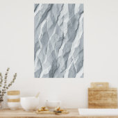 Gefasste Rumpffläche: Abstrakte Geometrie Poster (Küche)