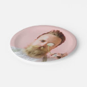 Gefasstes Foto Pappteller (Schrägansicht)