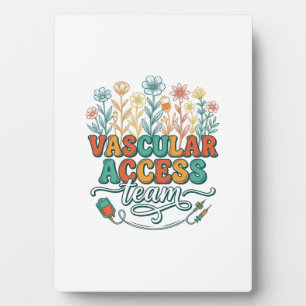 Gefäßzugangsteam Florales Medizin-Shirt-Design_1 Fotoplatte