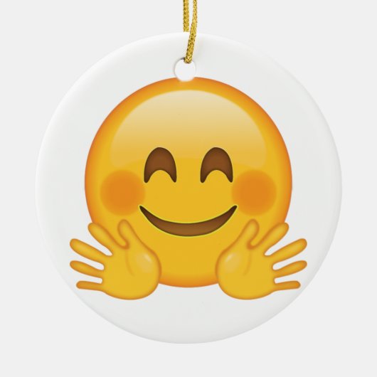 Gefecht - Emoji Keramikornament (Vorne)