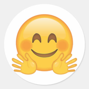 Gefecht - Emoji Runder Aufkleber