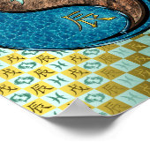 Gefechte und Erddrache Poster (Ecke)