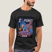 Gefechtsabstimmung Donald Trump 2024 Unterstützer  T-Shirt (Vorderseite)