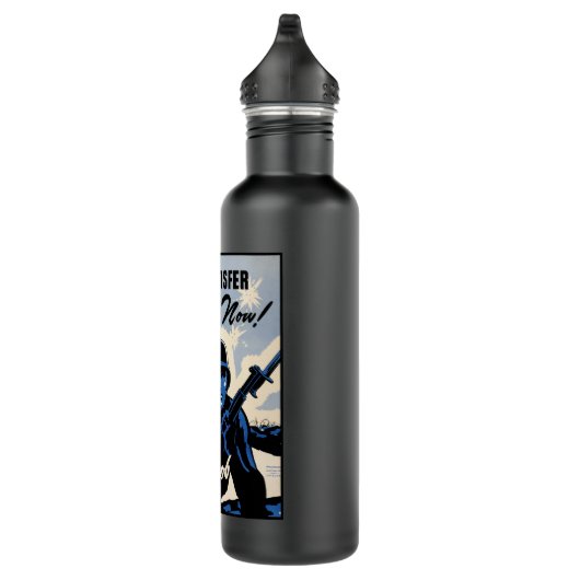 Gefechtsfeldangriff amerikanischer Krieger Edelstahlflasche (Rechts)