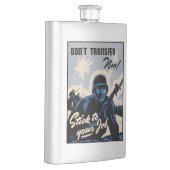 Gefechtsfeldangriff amerikanischer Krieger Flachmann (Rechts)