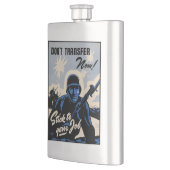 Gefechtsfeldangriff amerikanischer Krieger Flachmann (Links)