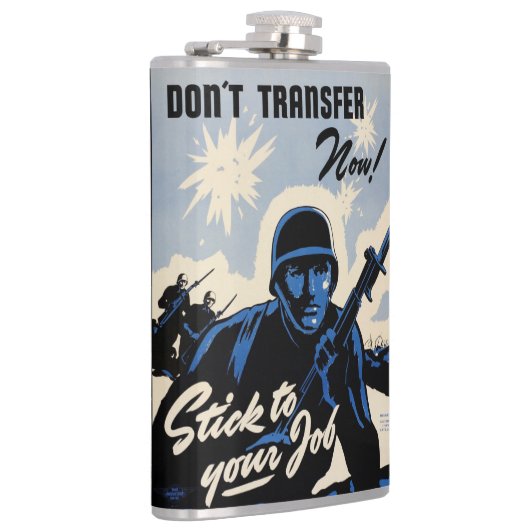 Gefechtsfeldangriff amerikanischer Krieger Flachmann (Rechts)