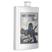 Gefechtsfeldangriff amerikanischer Krieger Flachmann (Rechts)