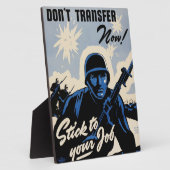 Gefechtsfeldangriff amerikanischer Krieger Fotoplatte (Seite)