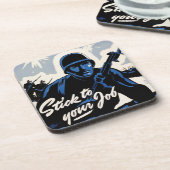 Gefechtsfeldangriff amerikanischer Krieger Getränkeuntersetzer (Linke Seite)