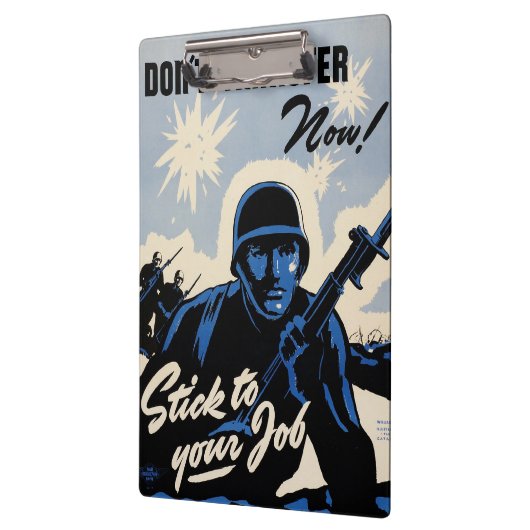 Gefechtsfeldangriff amerikanischer Krieger Klemmbrett (Links)