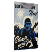 Gefechtsfeldangriff amerikanischer Krieger Klemmbrett (Rechts)