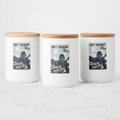 Gefechtsfeldangriff amerikanischer Krieger Lebensmitteletikett (Flaschen)