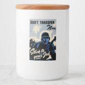 Gefechtsfeldangriff amerikanischer Krieger Lebensmitteletikett (Vorderseite)