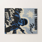 Gefechtsfeldangriff amerikanischer Krieger Puzzle (Horizontal)