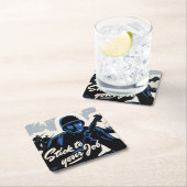 Gefechtsfeldangriff amerikanischer Krieger Rechteckiger Pappuntersetzer (Vor Ort)