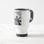 Gefechtsfeldangriff amerikanischer Krieger Reisebecher (VorderseiteRechts)