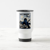 Gefechtsfeldangriff amerikanischer Krieger Reisebecher (Mittel)