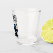 Gefechtsfeldangriff amerikanischer Krieger Schnapsglas (Rechts)