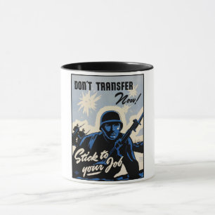 Gefechtsfeldangriff amerikanischer Krieger Tasse