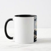 Gefechtsfeldangriff amerikanischer Krieger Tasse (Links)