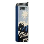 Gefechtsfeldangriff amerikanischer Krieger Thermosbecher (Nach links gedreht)