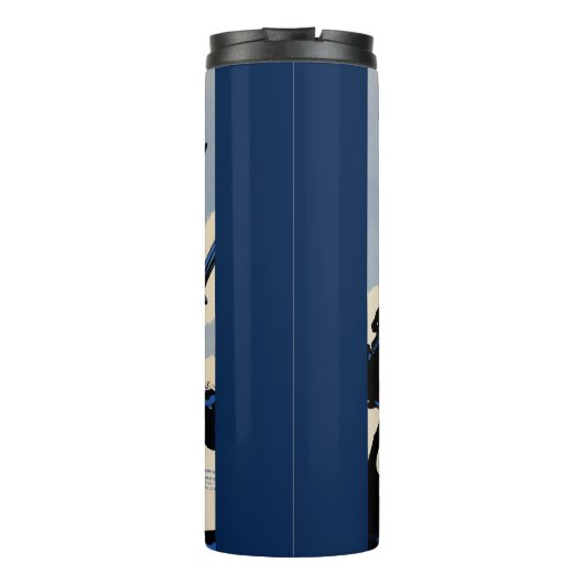 Gefechtsfeldangriff amerikanischer Krieger Thermosbecher (Rückseite)