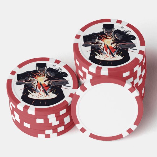 Gefechtsfest: Aufstieg der Krieger Pokerchips (Stapel)