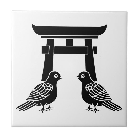 Gefechtstauben und Torii Fliese (Vorderseite)
