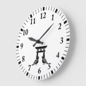 Gefechtstauben und Torii Große Wanduhr (Winkel)