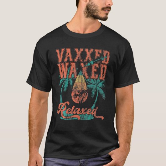 gefedert, entspannt, vaxx und bereit zum Entspanne T-Shirt (Vorderseite)