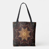 Gefederte Feuerwerks-Sternenexplosion-Tasche Tasche (Rückseite)